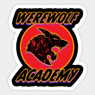 Werewolf Academy Graphic Sticker